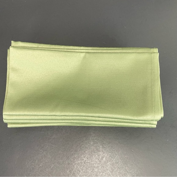 Ambrosia Oil Green Dinner Napkins Set of 6 Table Linens n Things Vintage Party - Picture 2 of 6